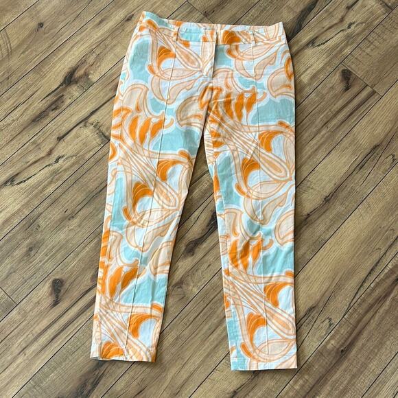 Tyler Boe size 4 womens cropped floral pants - Picture 1 of 6